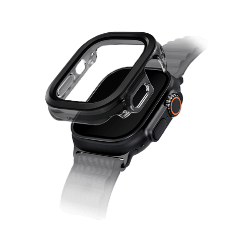 Uniq Voute Watch Case With Screen Protection for Apple Watch Ultra 49mm - Jet Black