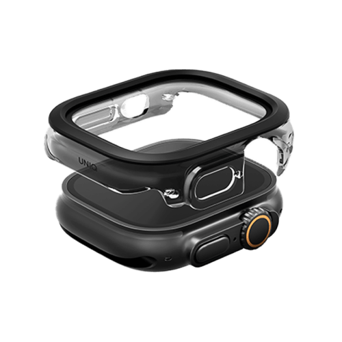 Uniq Voute Watch Case With Screen Protection for Apple Watch Ultra 49mm - Jet Black