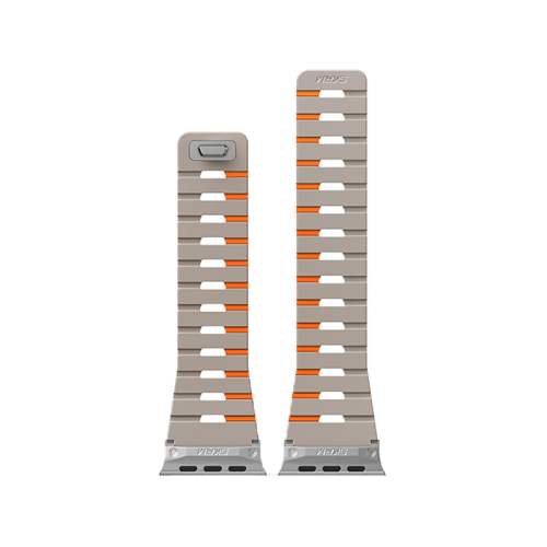 SkinArma Gemini Magnetic Watch Strap for Apple Watch 49/46/45MM - Grey Orange