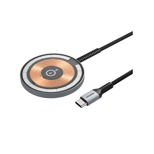 Momax Q.Mag Magnetic Wireless Charger - Grey