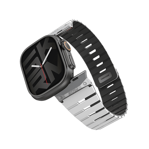 SkinArma Gemini Magnetic Watch Strap for Apple Watch 49/46/45MM - Chalk Black