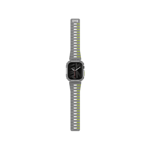 SkinArma Gemini Magnetic Strap + Atom Case Bundle for Apple Watch 46MM - Lime Green