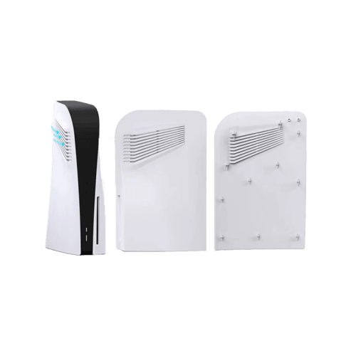 Gamer Gear PS5 Disc Console Faceplate with Fan - White
