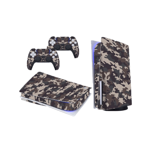Gamer Gear PS5 Disc Console Faceplate Sticker - Camo