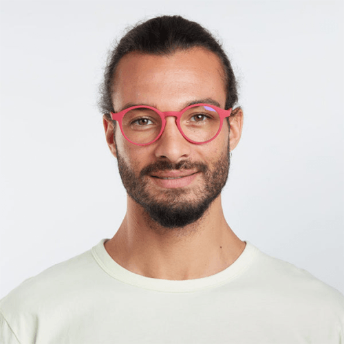 Barner Le Marais Man Screen Glasses - Burgundy Red