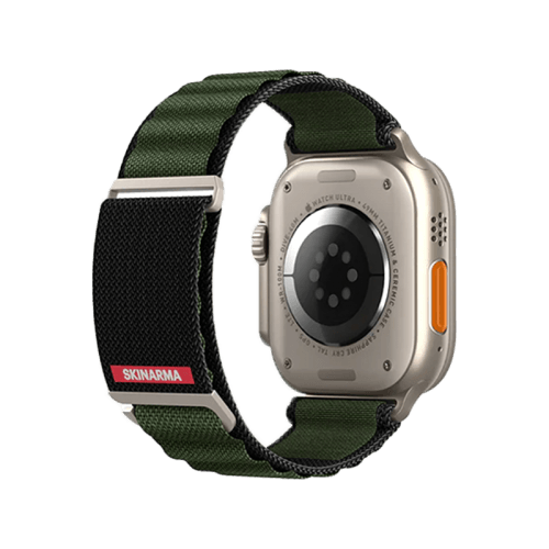 SkinArma Kobu Watch Strap for Apple Watch 49/45/44mm - Olive