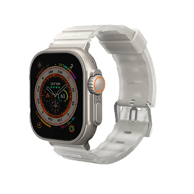 SkinArma Shokku Watch Strap for Apple Watch 49/45/44mm - Frost