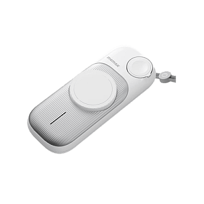Momax Airbox Go Power Capsule With MagSafe 10000mAh Power Bank - White