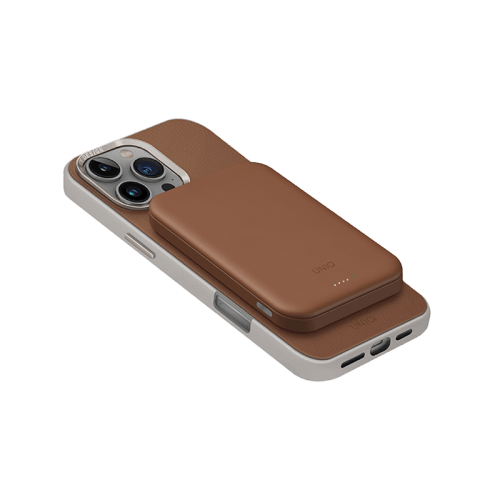 Uniq Lyden Lexa MagSafe USB-C PD 5000mAh Power Bank - Caramel