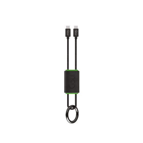 Goui USB-C to USB-C Key Chain Cable - Black