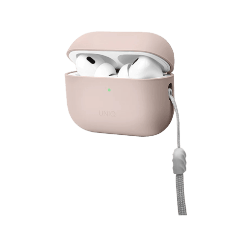 Uniq Hybrid Lino Liquid Silicon Case for Airpods Pro 2 - Blush Pink
