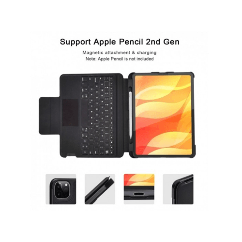Choetech Magic Keyboard for iPad Pro 11" 3rd Gen Arabic - Black