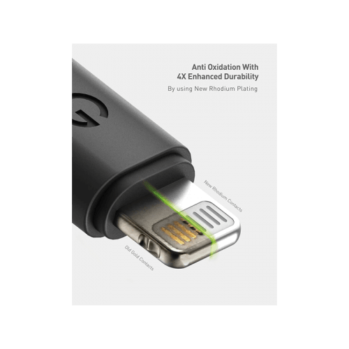 Energea Nyloflex USB-A to Lightning Cable 1.5M - Black
