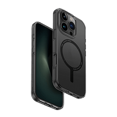 Uniq Hybrid Clario MagSafe Case for iPhone 16 Pro - Smoke