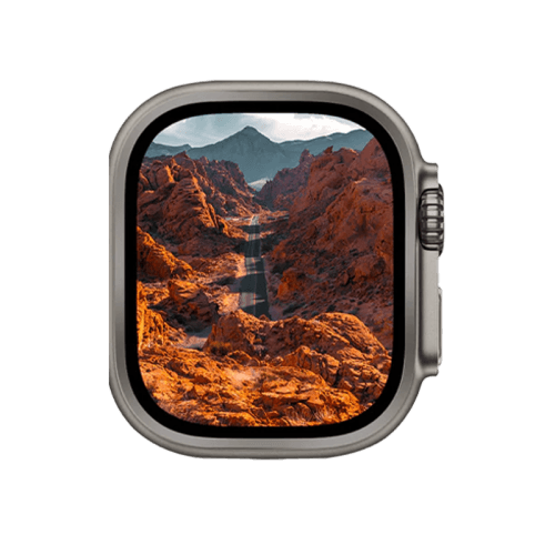 Uniq Optix Duo Pro Glass Protector & Stainless Steel Bezel for Apple Watch Ultra 49mm - Clear