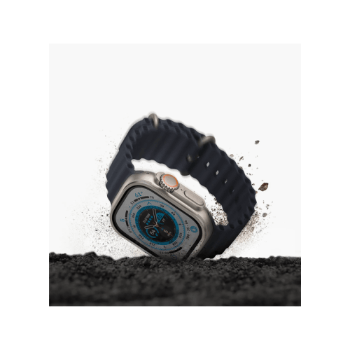 Uniq Optix Duo Pro Glass Protector & Stainless Steel Bezel for Apple Watch Ultra 49mm - Clear