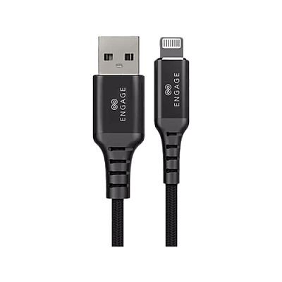 Engage USB-A to Lightning Cable 1m - Black