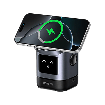 Ugreen 2-in-1 20W Magnetic Wireless Charger  - Grey