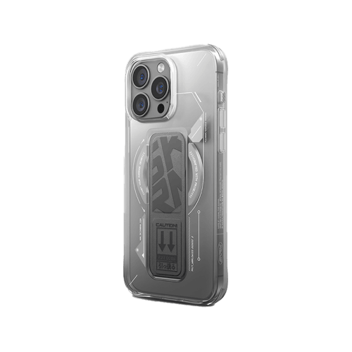 SkinArma Helio MagSafe Case With Grip Stand for iPhone 16 Pro - Titanium