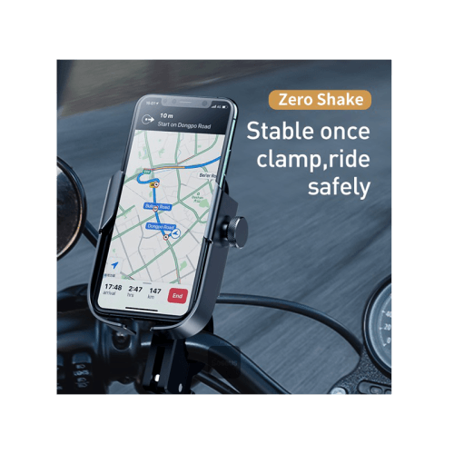Baseus Armor Motorcycle Adjustable Holder - Black