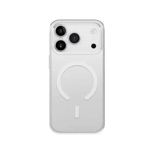 Uniq Airsuit MagSafe Case for iPhone 17 Pro Max - Glossy Clear / White