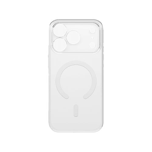 Uniq Airsuit MagSafe Case for iPhone 17 Pro Max - Glossy Clear / White