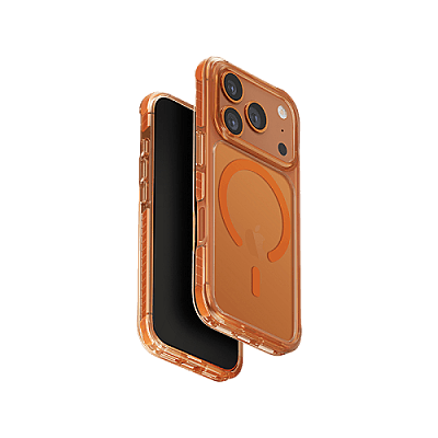 Uniq Hybrid Combat Magsafe Case for iPhone 17 Pro Max - Volt Orange