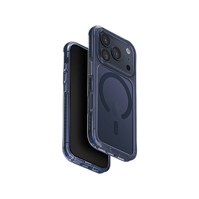 Uniq Hybrid Combat Magsafe Case for iPhone 17 Pro Max - Navy Blue