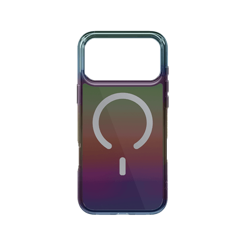 Uniq Hybrid Iridescia MagSafe Case for iPhone 17 Pro Max - Midnight Quartz