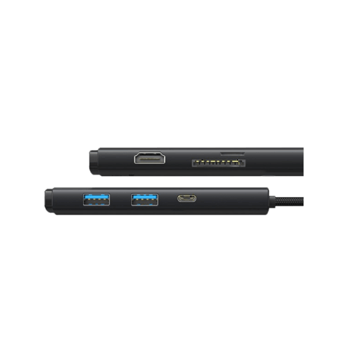 Baseus Lite Series 6-Port Hub - Black