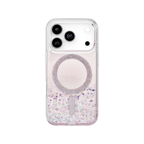Uniq Coehl Solea Magsafe Case for iPhone 17 Pro Max - Glitter Hearts
