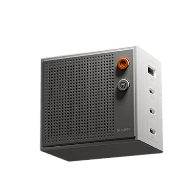 Sharge Pixel 3-Port USB-C & 1-Port USB-A 100W GaN Charger - White