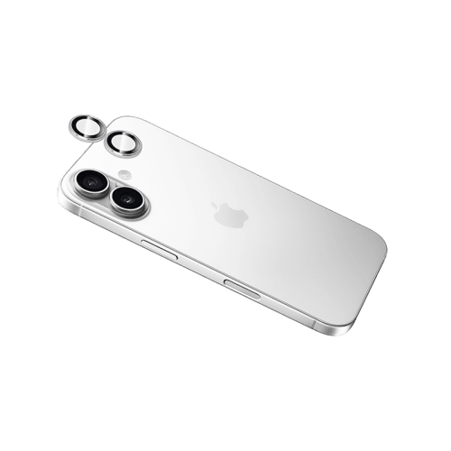Torrii BodyGlass Camera Lens Protector for iPhone 16 / iPhone 16 Plus - Silver