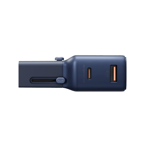 Energea Travel Go 1-Port USB-C & 1-Port USB-A 35W Travel Adapter - Blue