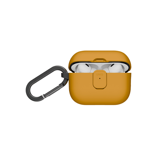 Uniq Clyde Lock case for Airpods Pro 3 - Racing Yellow / Dark Grey