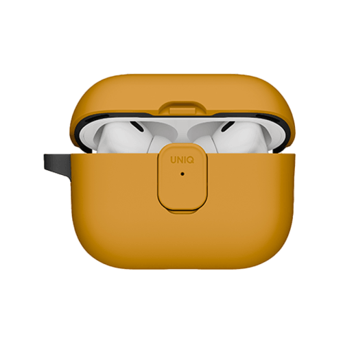 Uniq Clyde Lock case for Airpods Pro 3 - Racing Yellow / Dark Grey