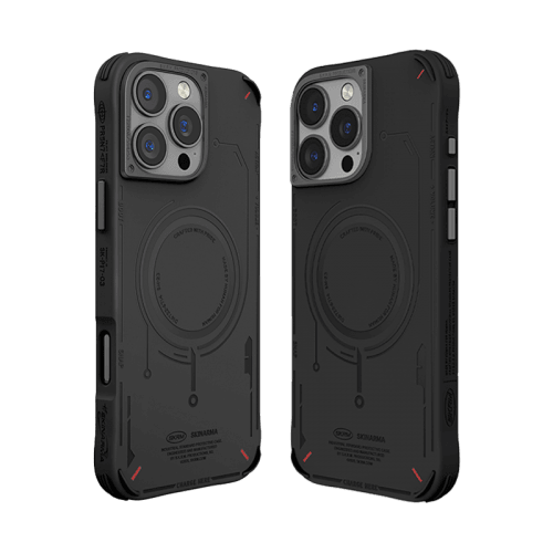 SkinArma Mecha MagSafe Case for iPhone 16 Pro - Black