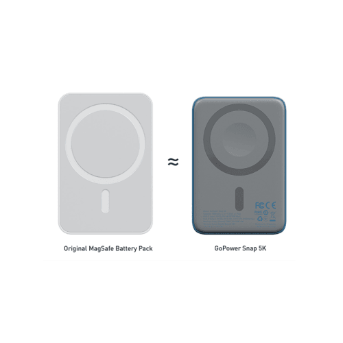 Bazic GoPower Snap 3-In-1 MagSafe with Apple Watch Charger 5000mAh Power Bank - Bubblegum