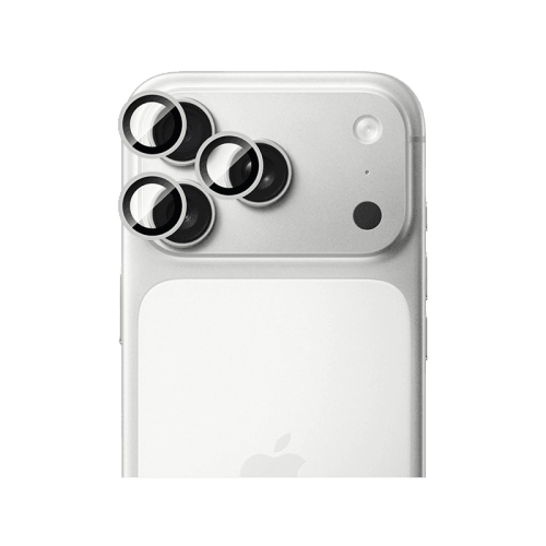 Eltoro Indivual Ar Metal Rings Camera Lens Protector for iPhone 17 Pro & 17 Pro Max  - Silver