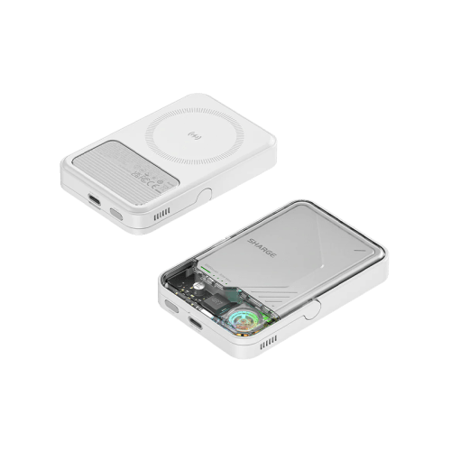 Sharge IceMag 2 1-Port USB-C MagSafe 10000mAh Power Bank With Active Cooling Fan - White