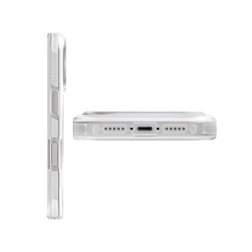 Uniq Hybrid Combat Active MagSafe Case for iPhone 17 Pro Max - Frost Clear / Lume Light