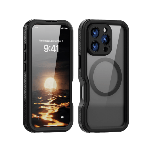 ShellBox GT MagSafe With Water Proof Case for iPhone 16 Pro - Black