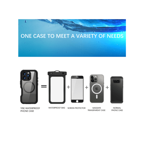 ShellBox GT MagSafe With Water Proof Case for iPhone 16 Pro - Black