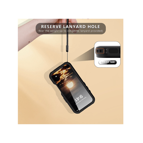 ShellBox GT MagSafe With Water Proof Case for iPhone 16 Pro - Black