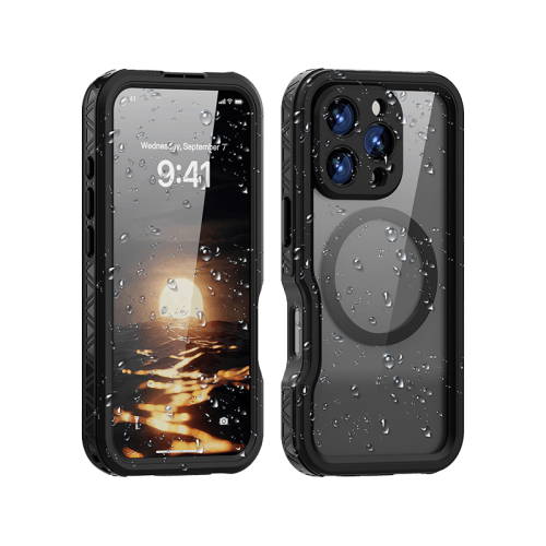 ShellBox GT MagSafe With Water Proof Case for iPhone 16 Pro - Black