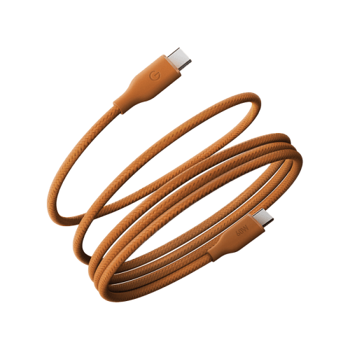 Energea Helix USB-C to USB-C 480Mbps 60W Cable 1.5M - Orange