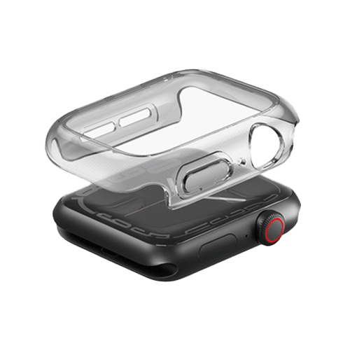 Uniq Hybrid Garde Watch Case With Screen Protector for Apple Watch 40MM - Smoked Tinted Grey