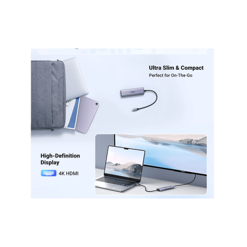 Ugreen USB-C multifunction Hub - Grey