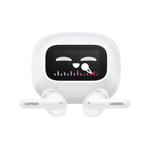 Ugreen Echo Buds Magic With Active Noise Cancellation and Smart Touch Screen - White