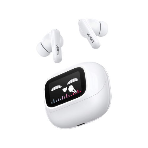 Ugreen Echo Buds Magic With Active Noise Cancellation and Smart Touch Screen - White